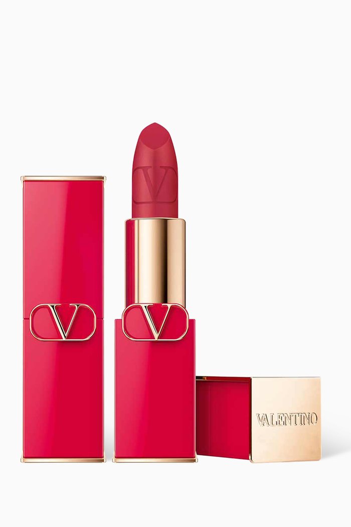 

103R Free Nude Rosso Valentino Matte Lipstick, 3.5g, Multicolour