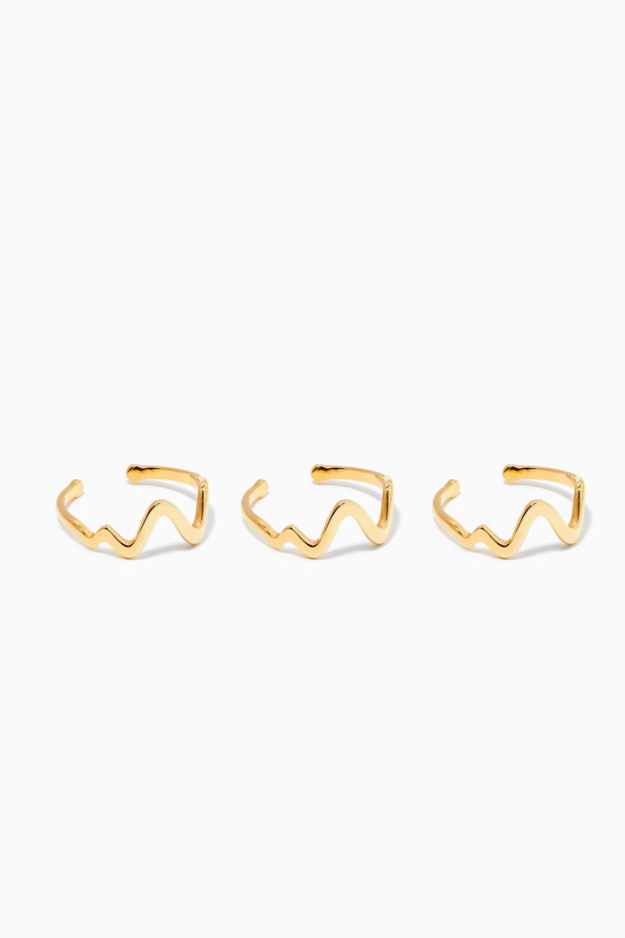 

Sofia Ring Stack in 18kt Gold-plated Sterling Silver