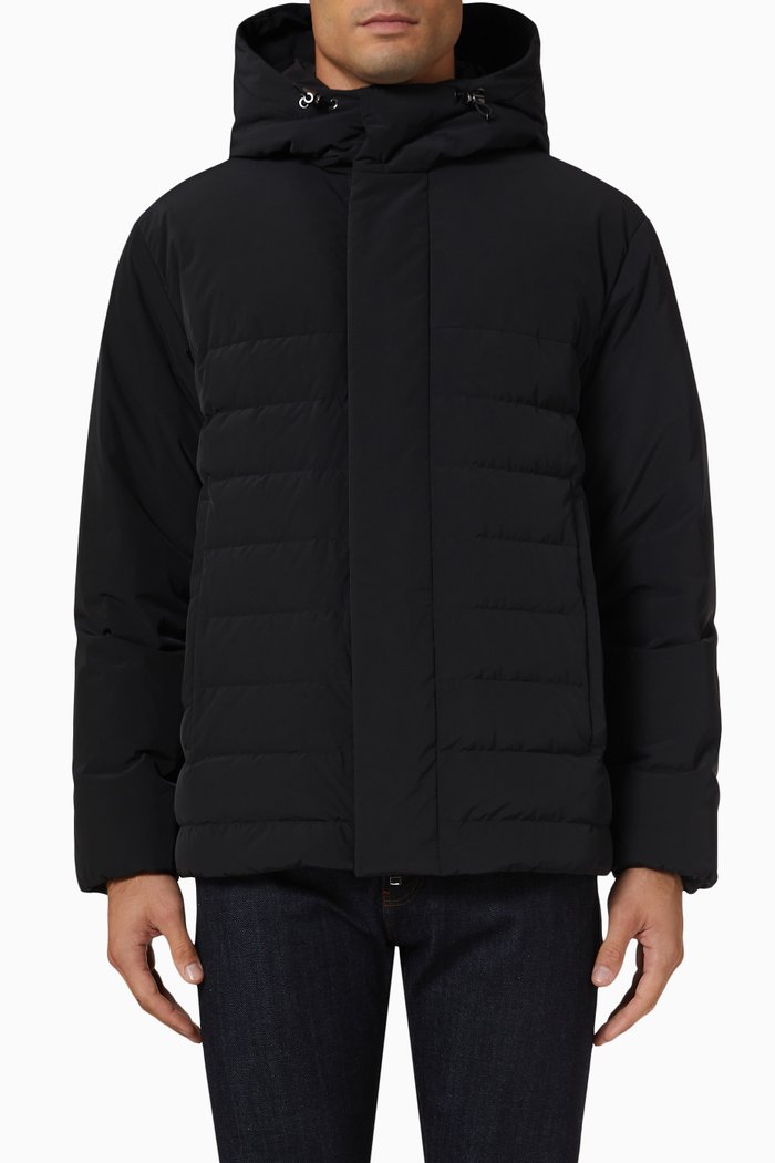 

Nicholas Puffer Jacket in Paper Nylon, Black