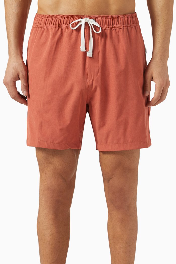 

Land to Water Shorts in Cotton, Red