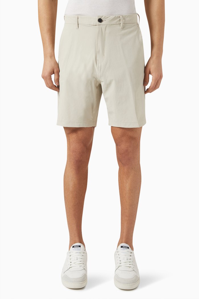 

Garment Dyed 8 Cargo Shorts in Cotton Terry, Green