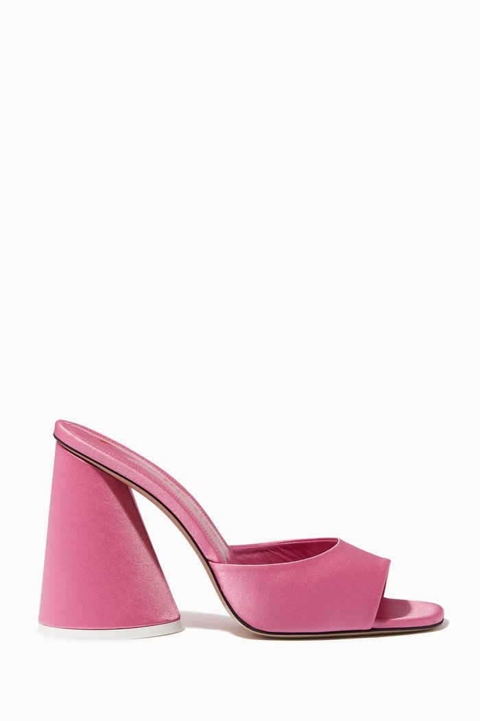 

Luz 105 Mules in Satin, Pink