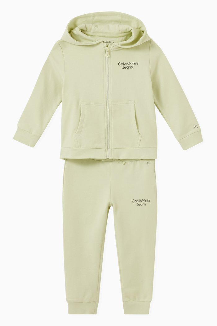 

Logo Tracksuit in Organic-cotton, Green