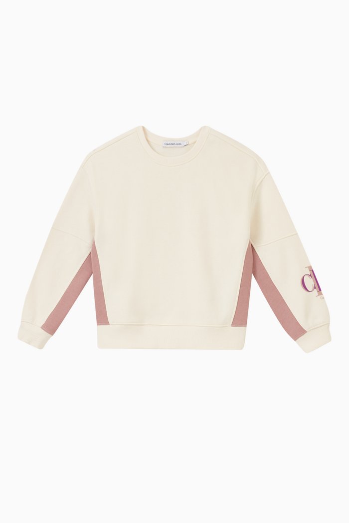 

Logo Sweatshirt in Cotton, White