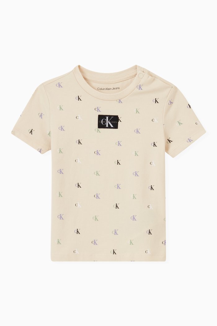 

Logo T-shirt in Cotton-blend, Neutral