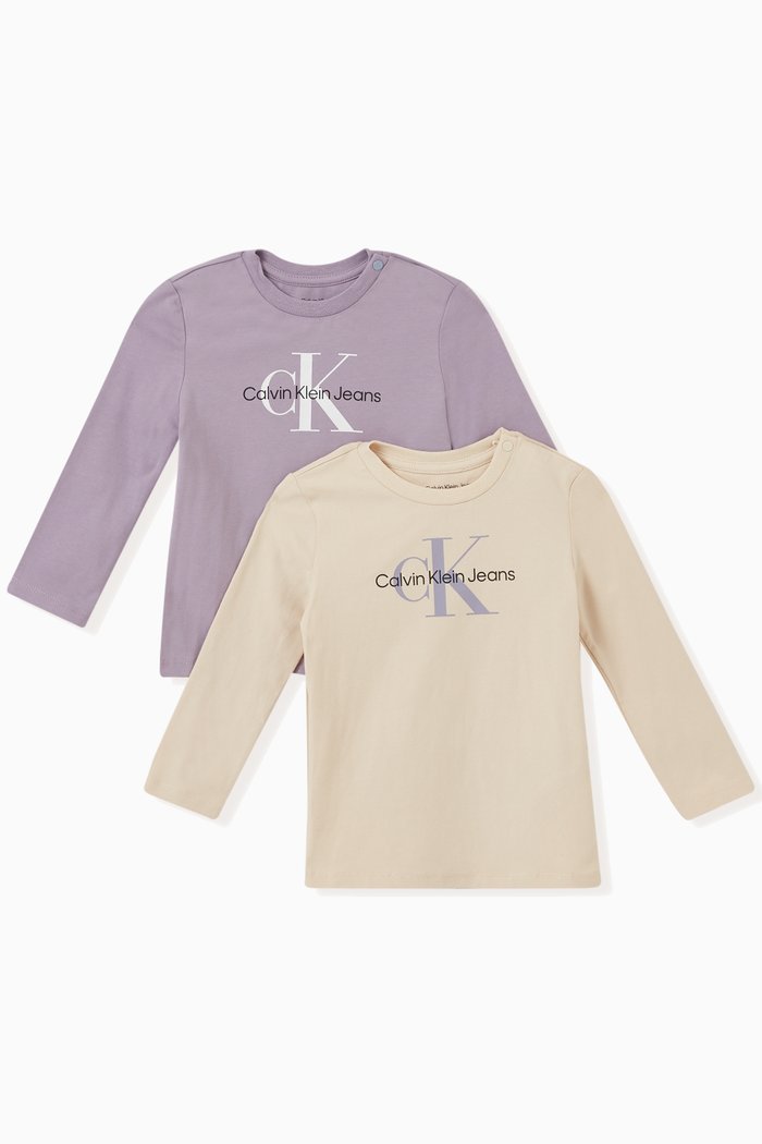 

Monogram-print T-shirt Set in Organic Cotton, Multicolour