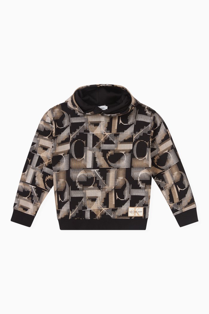 

Logo Hoodie in Cotton, Black