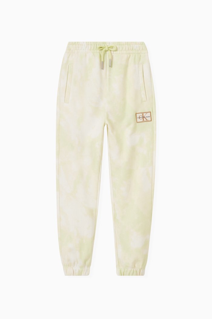 

Tie Dye Sweatpants in Cotton-blend, Green