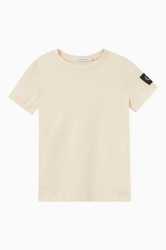 

Logo Badge T-shirt in Cotton-jersey, Neutral