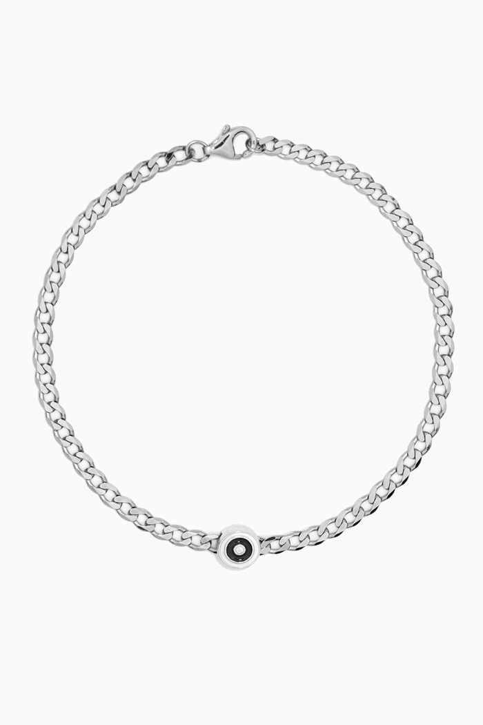 

Opus Sapphire Type Chain Bracelet in Sterling Silver