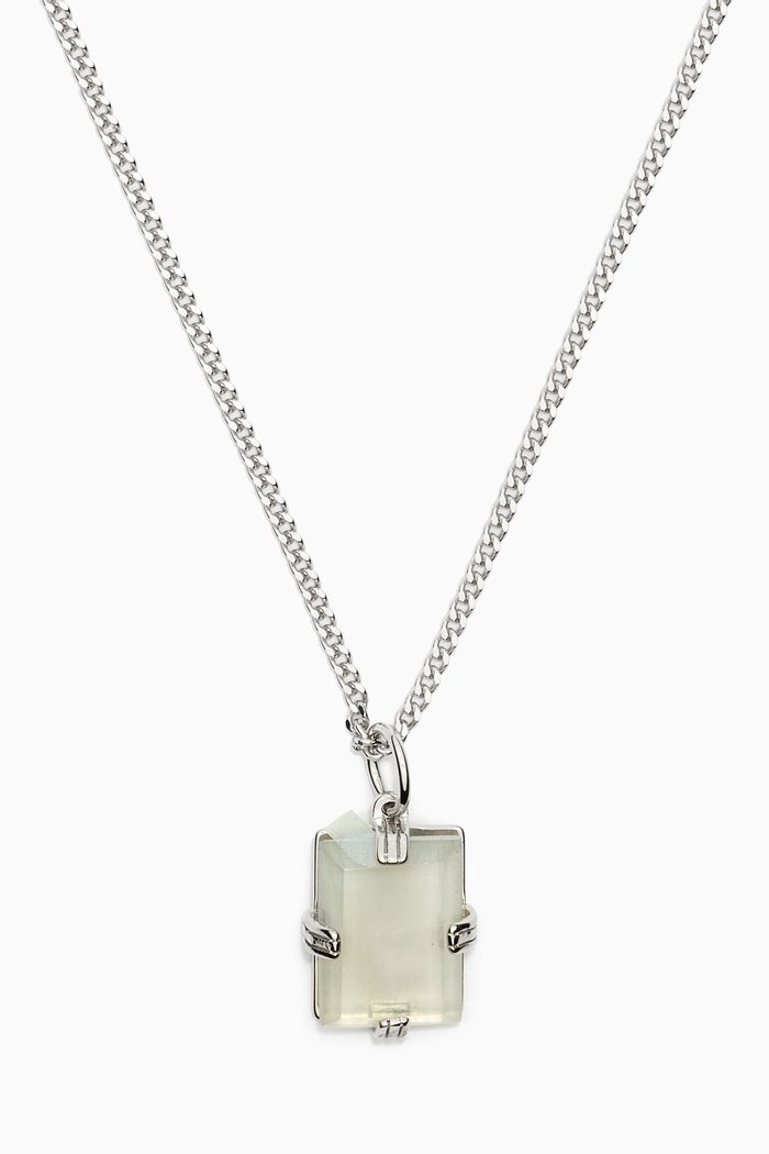 

Lennox Quartz Pendant Necklace in Sterling Silver