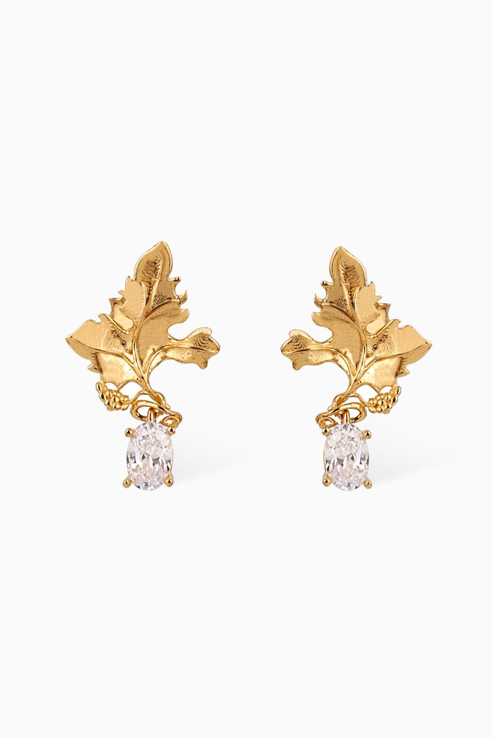 

Mini Cecilia Earrings in 24kt Gold-plated Bronze