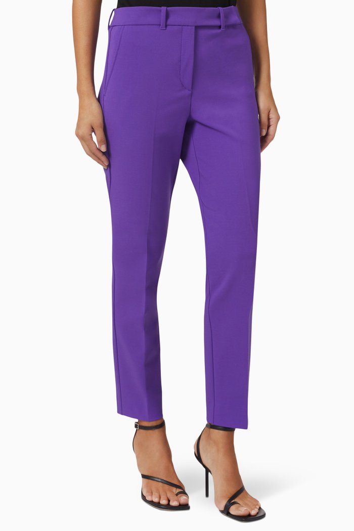 

Roll Chino Pants in Stretch-cady, Purple