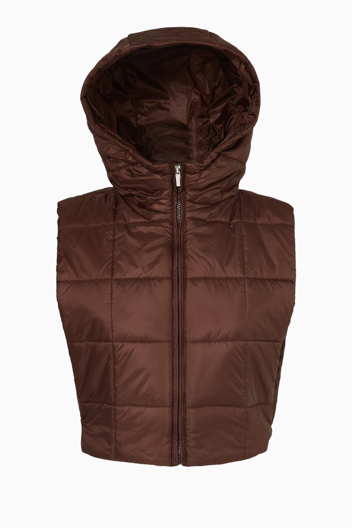 

Provola Quilted Vest, Brown