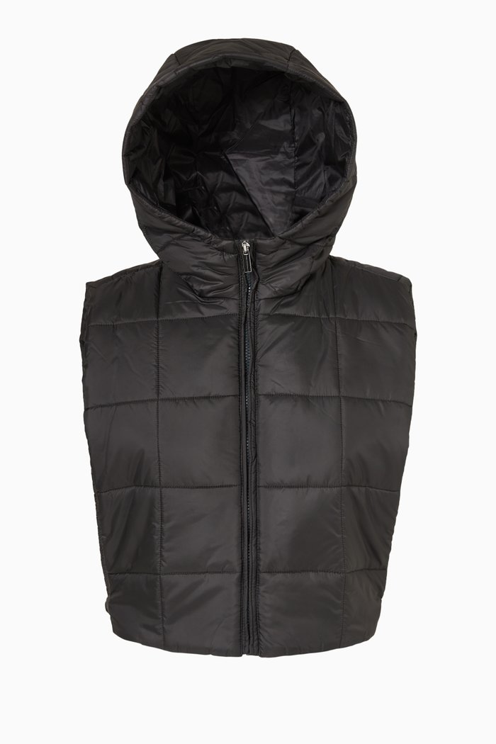 Provola Quilted Vest, Grey