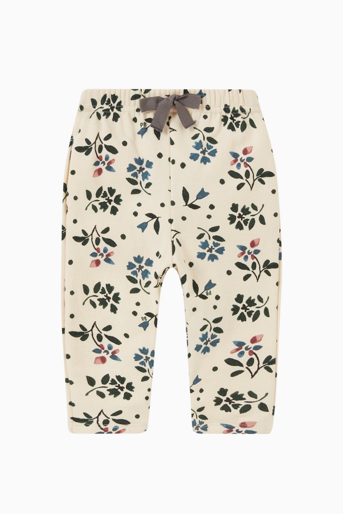 

Floral-print Pants in Cotton, Multicolour