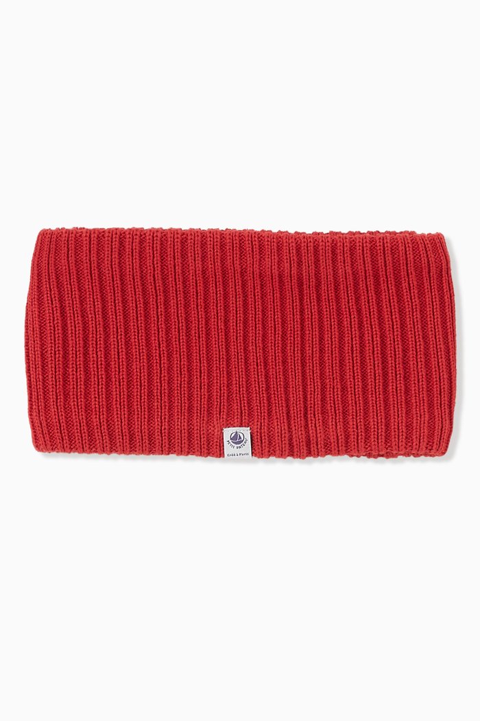 

Knitted Bandana in Cotton, Red