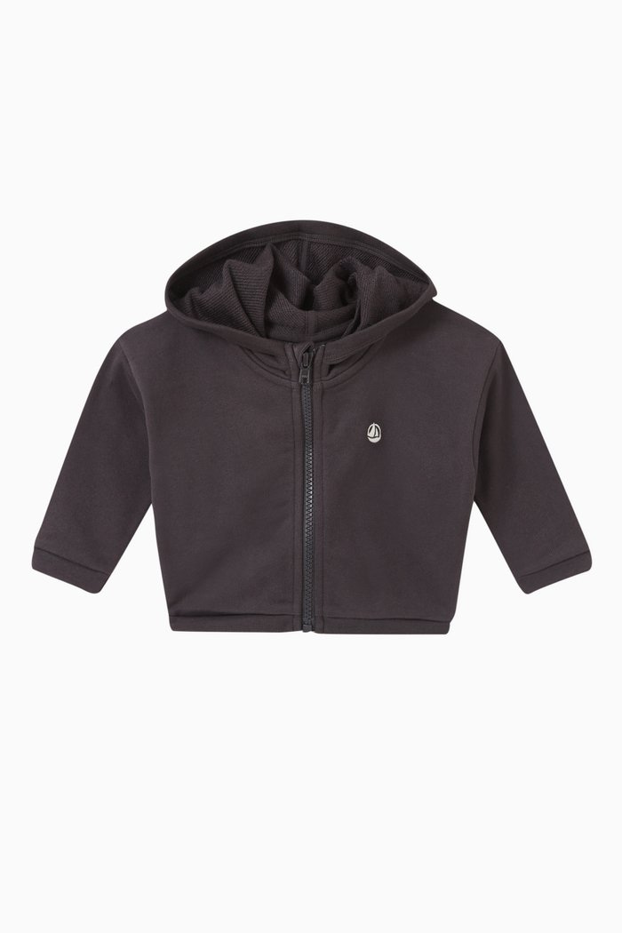 

Logo Hoodie in Cotton, Grey