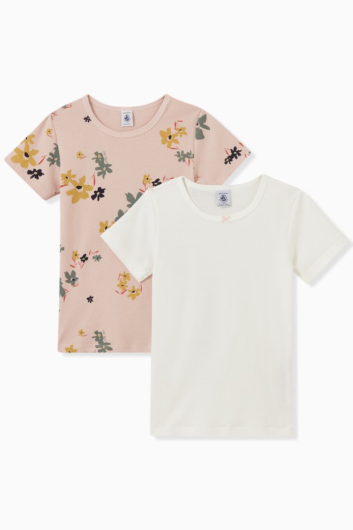 

Assorted T-shirts in Cotton, Set of 2, Multicolour