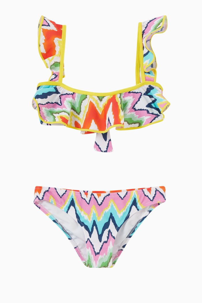 Akeno Bikini in Nylon, Multicolour