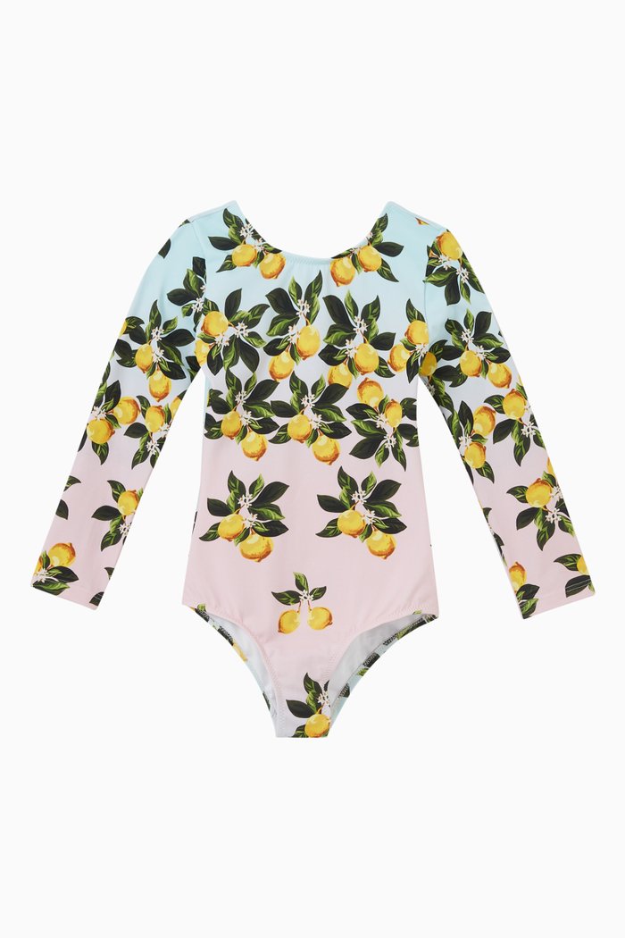 

Milo Longsleeved One-piece Swimsuit in Nylon, Multicolour