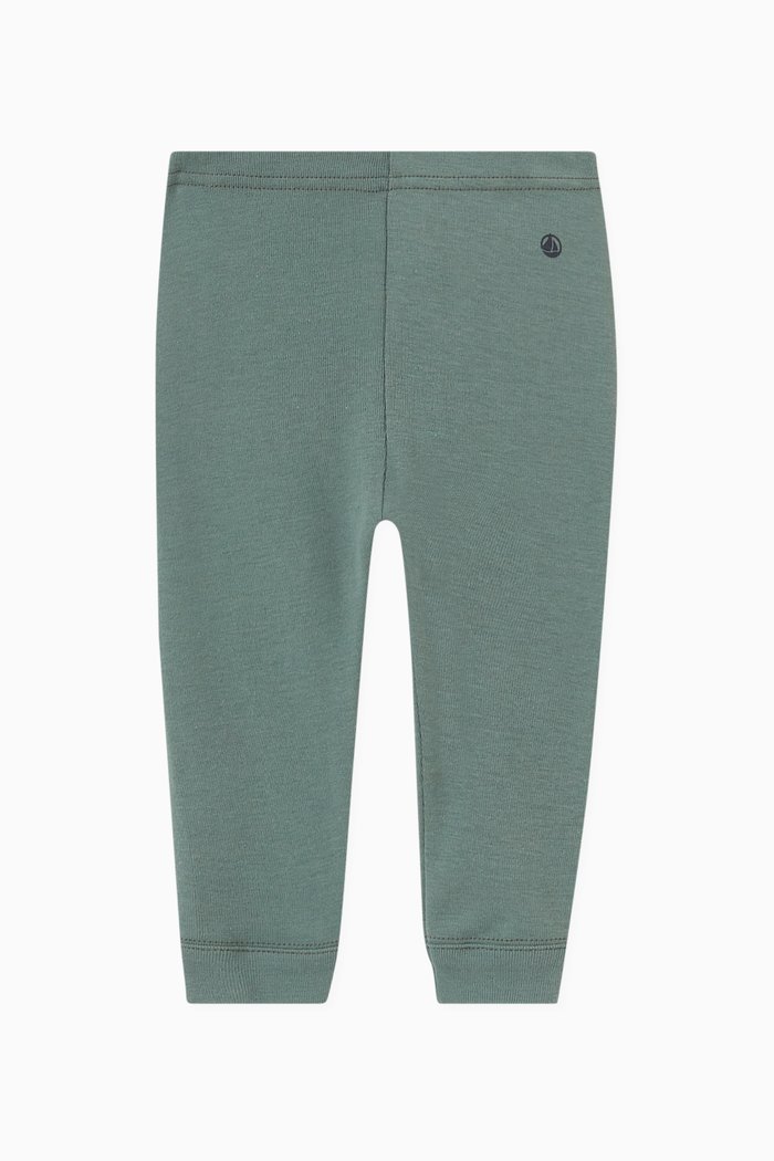 

Baby's Leggings in Organic Cotton, Green