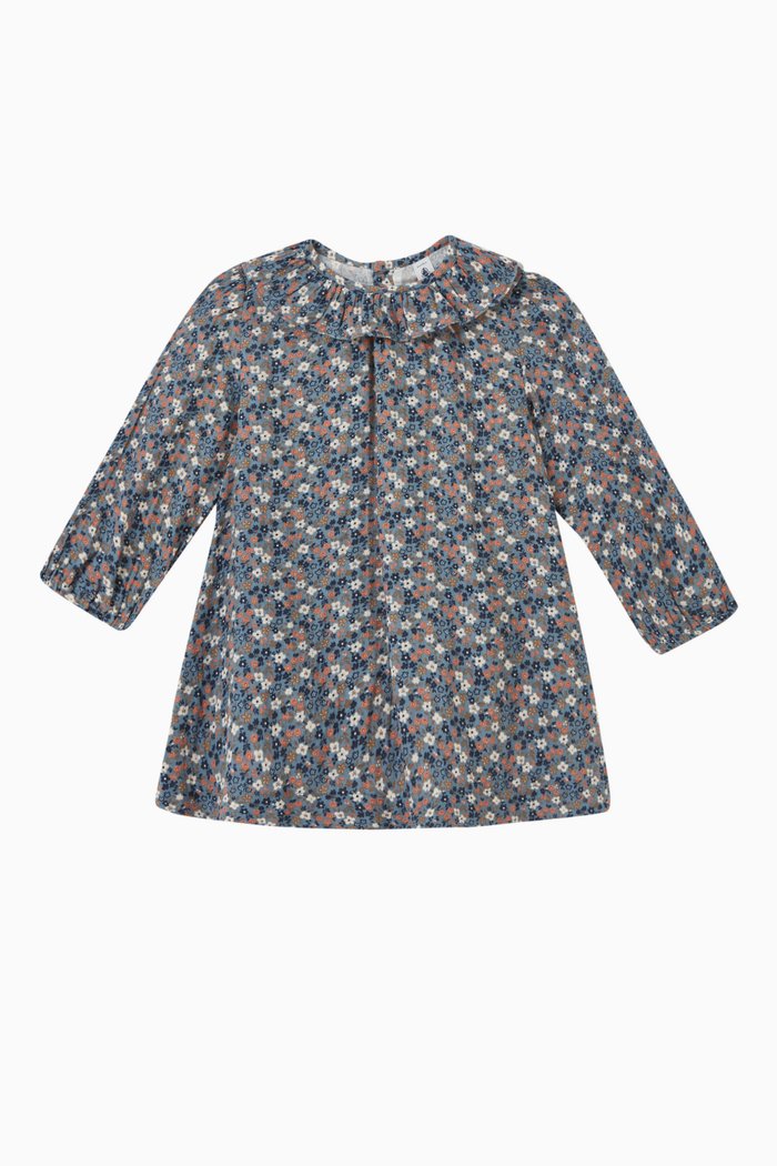 

Floral Print Dress in Organic Cotton, Multicolour