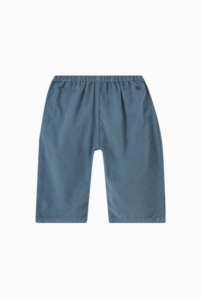 

Micro Logo Pants in Cotton, Blue