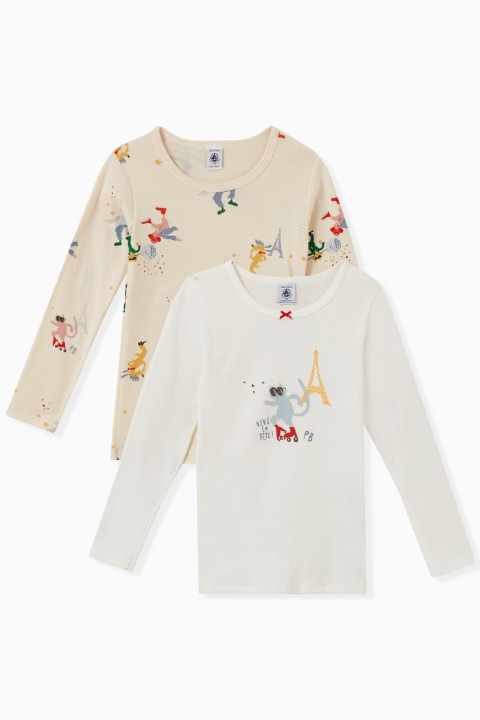 

2-Pack T-shirt in Cotton, Multicolour