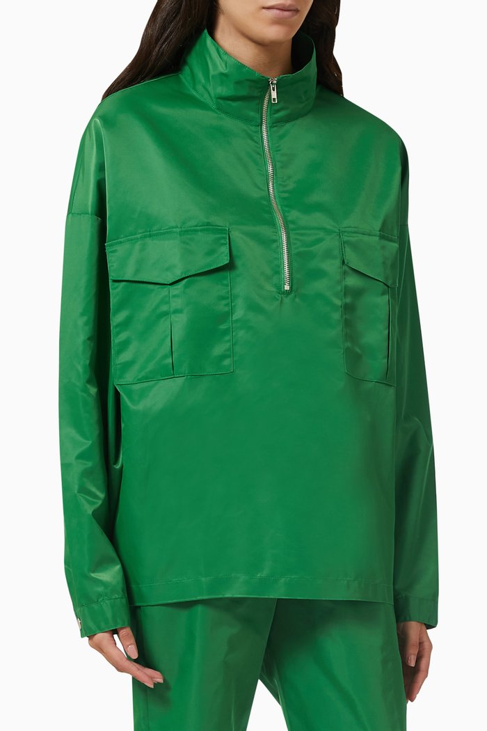 

Kevin Anorak Jacket in Technical-nylon, Green