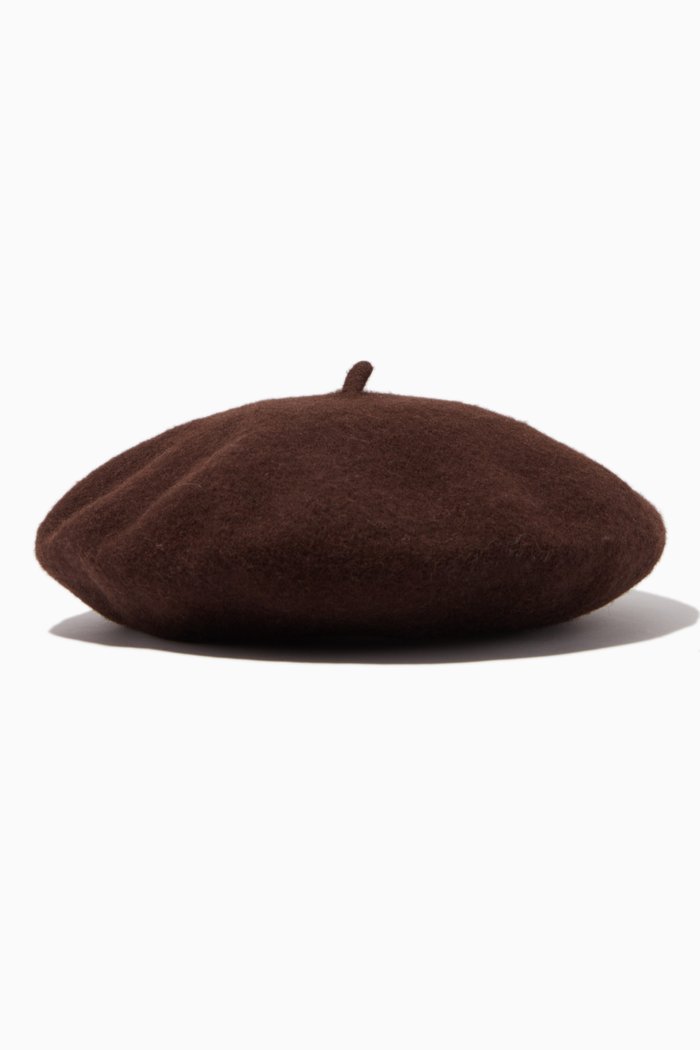 

Amici Beret in Wool, Brown