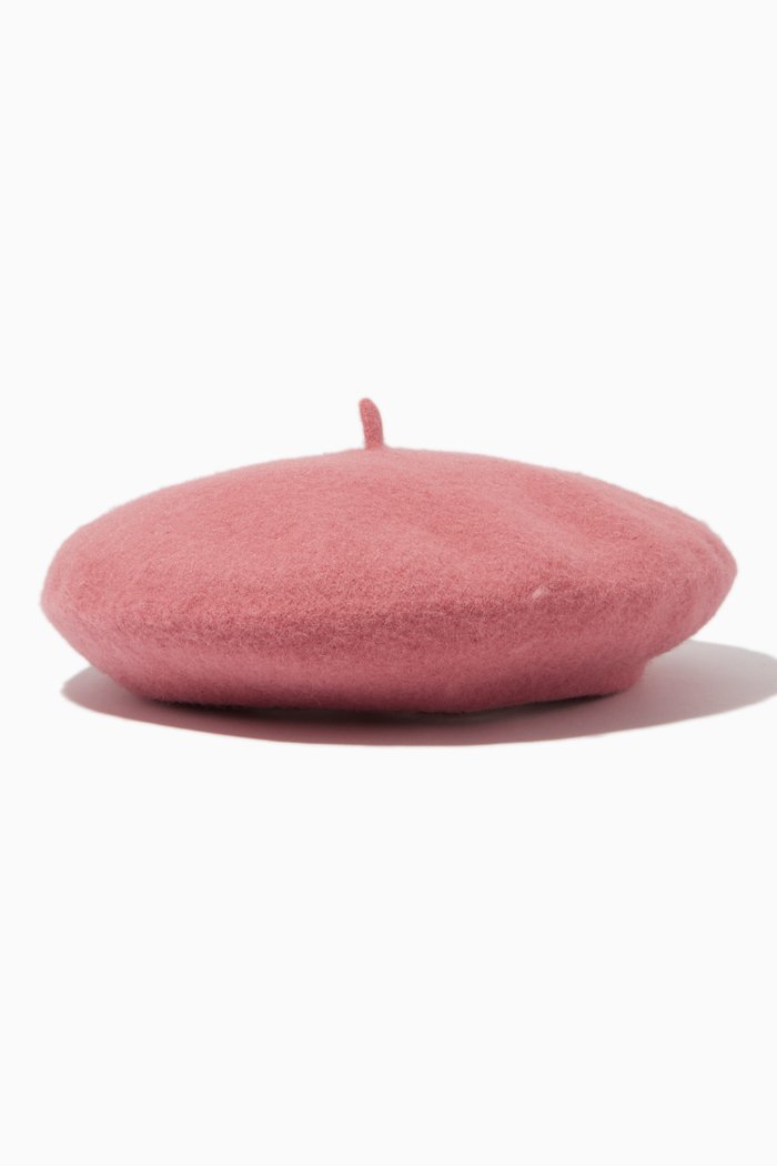 

Amici Beret in Wool, Pink