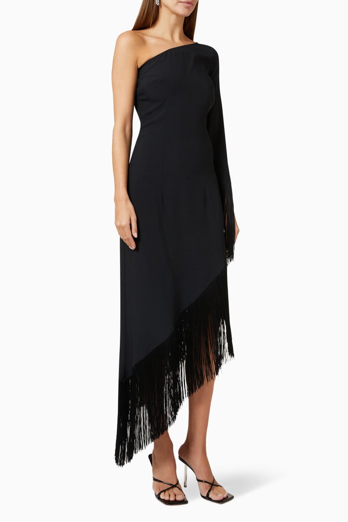 

Aventador Dress in Crêpe, Black