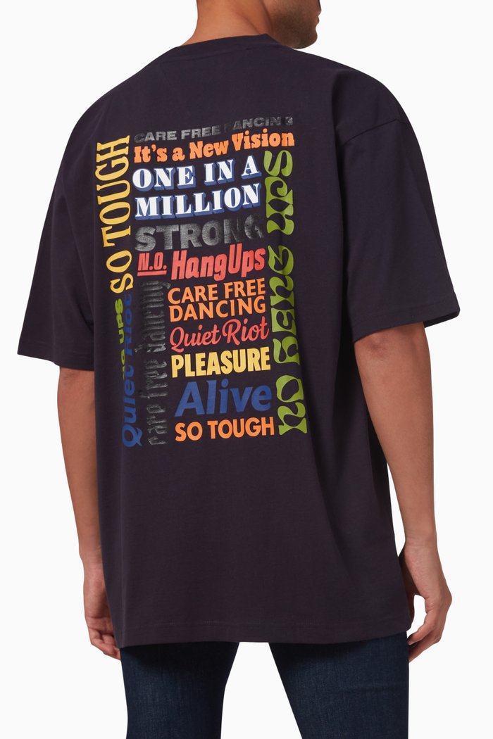 

Oversized T-shirt in Recycled Cotton, Blue