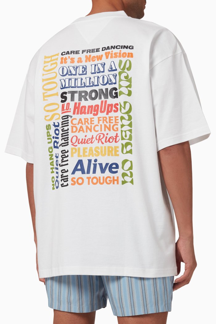 

x Martine Rose Oversized T-shirt in Recycled Cotton, White