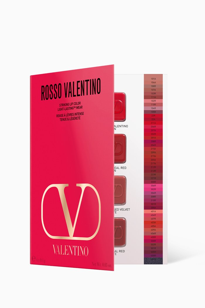 Rosso Valentino Striking Lip Colour Card, Multicolour