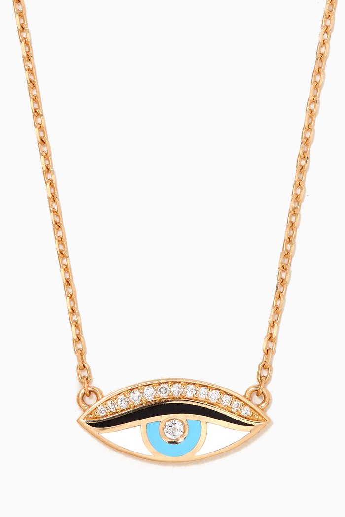 

The Eye Diamond Necklace in 18kt Gold