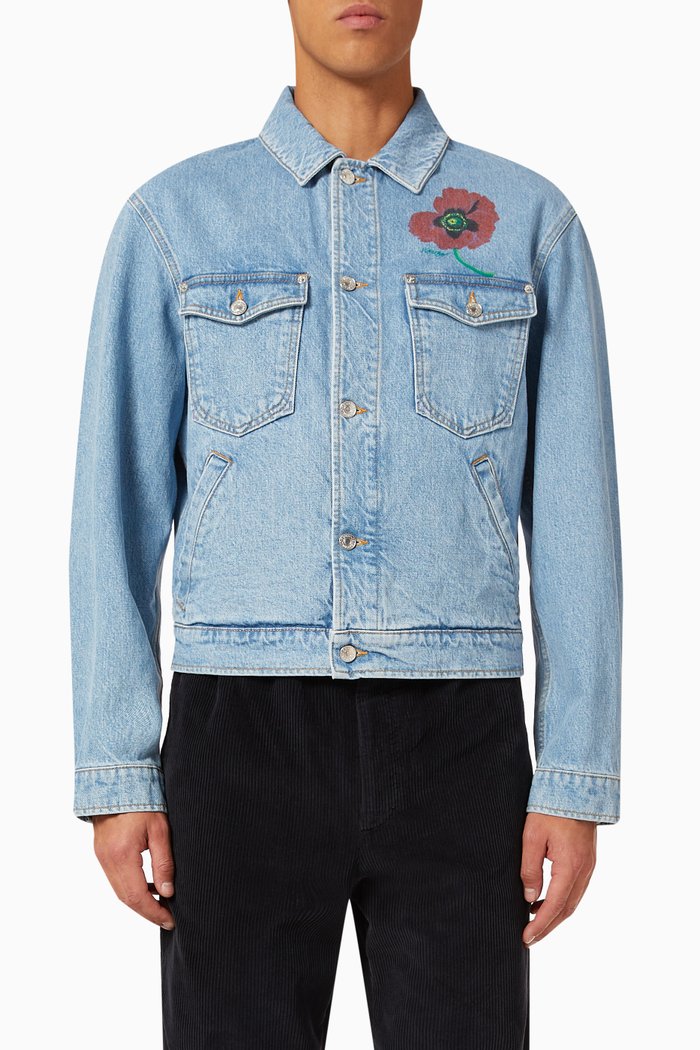 

Poppy Jacket in Denim, Blue