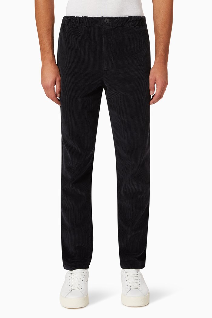 

Jogging Trousers in Corduroy, Black
