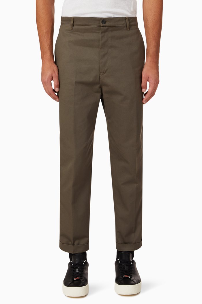 

Chinos in Cotton, Brown