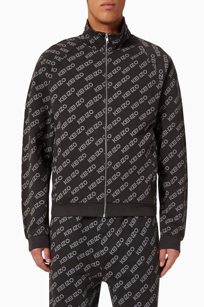 

Monogram Jacket in Cotton, Black