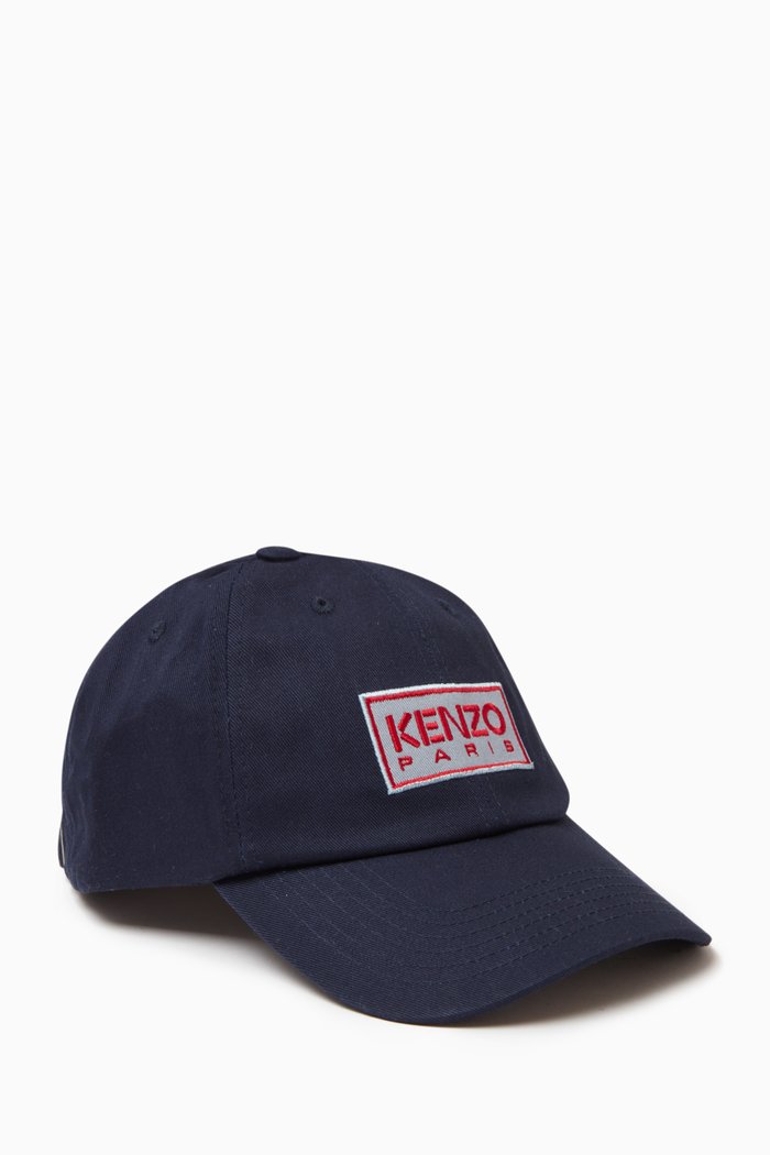

Kenzo Paris Baseball Cap in Cotton, Blue