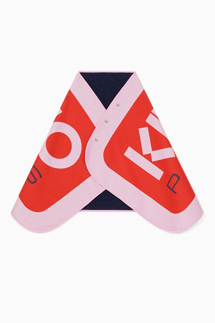 

Kenzo Paris Blanket in Technical Fabric, Pink