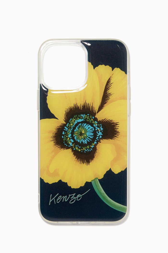 

Poppy iPhone 13 Pro Max Case in Resin, Blue