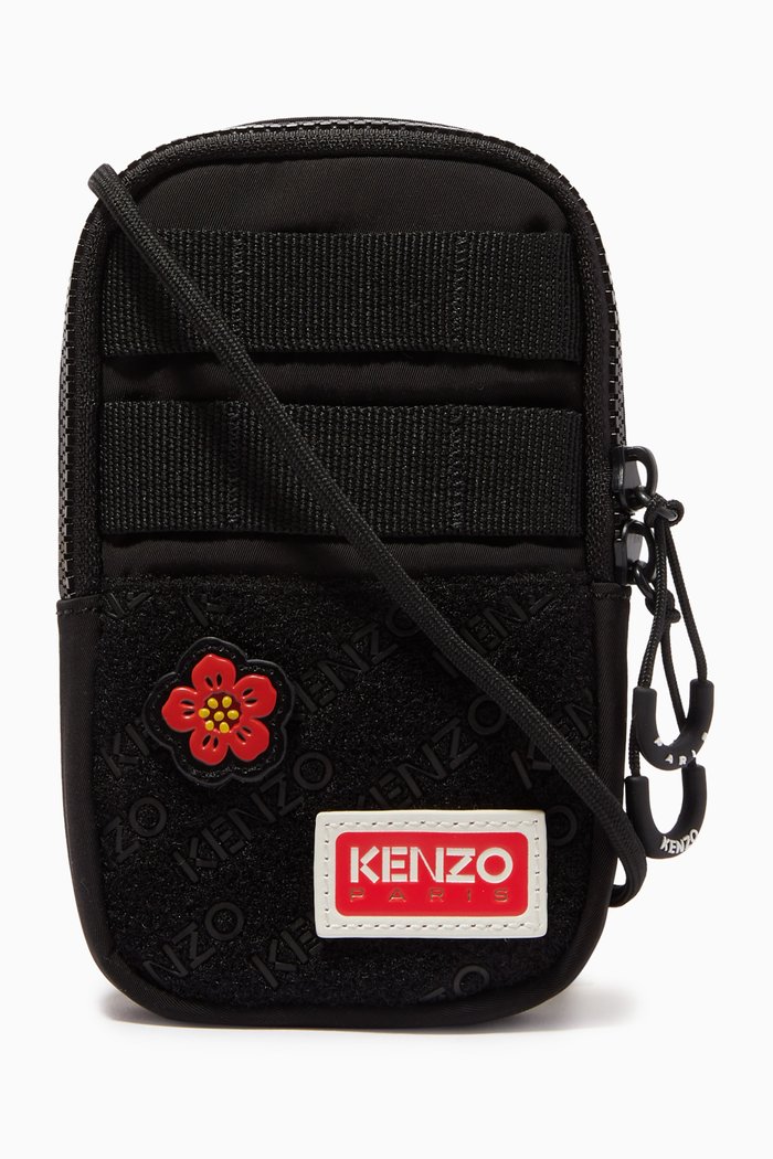 

Jungle Phone Pocket in Nylon, Black