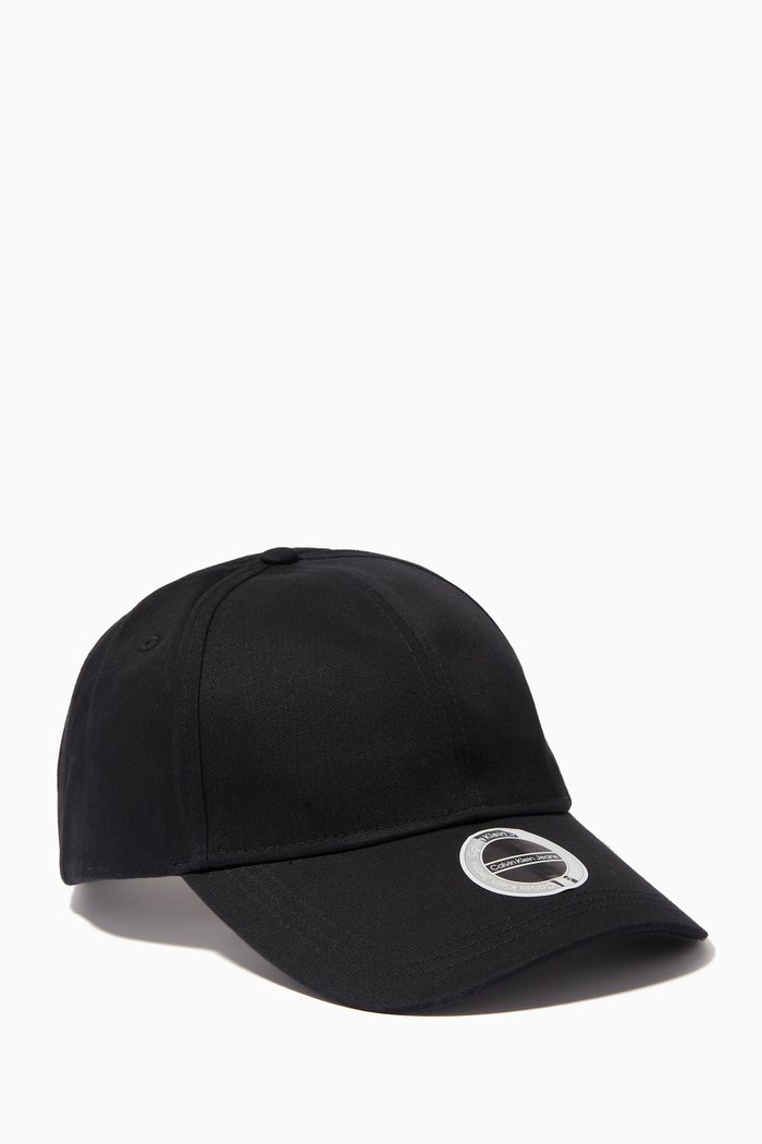 

Logo Patch Cap in Cotton Twill, Black