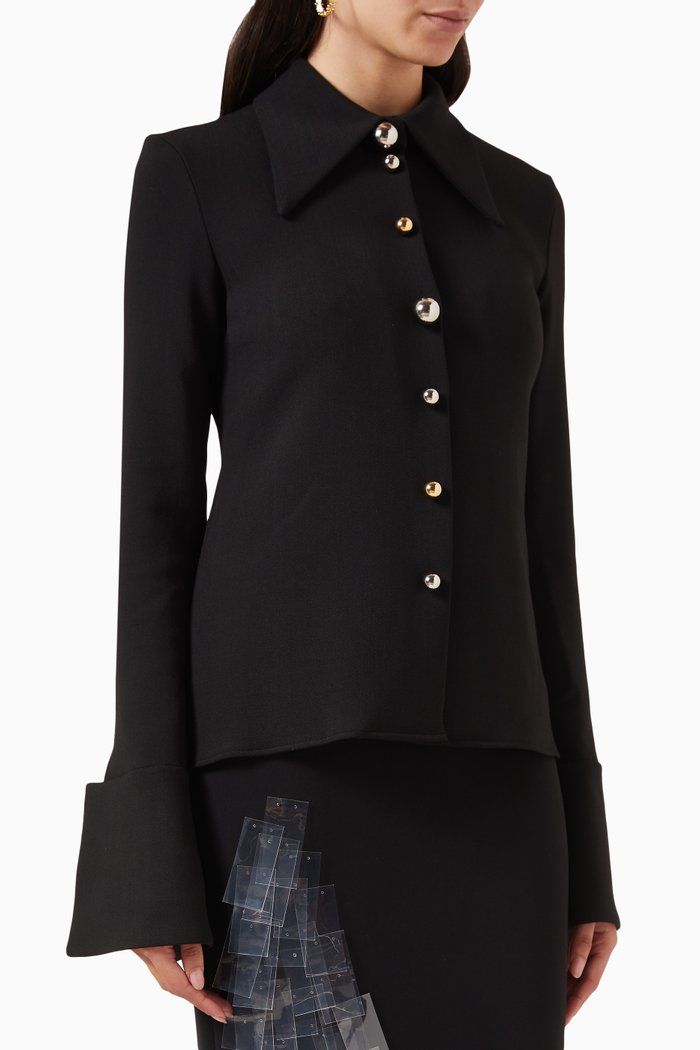 

Sphere Buttoned Shirt, Black