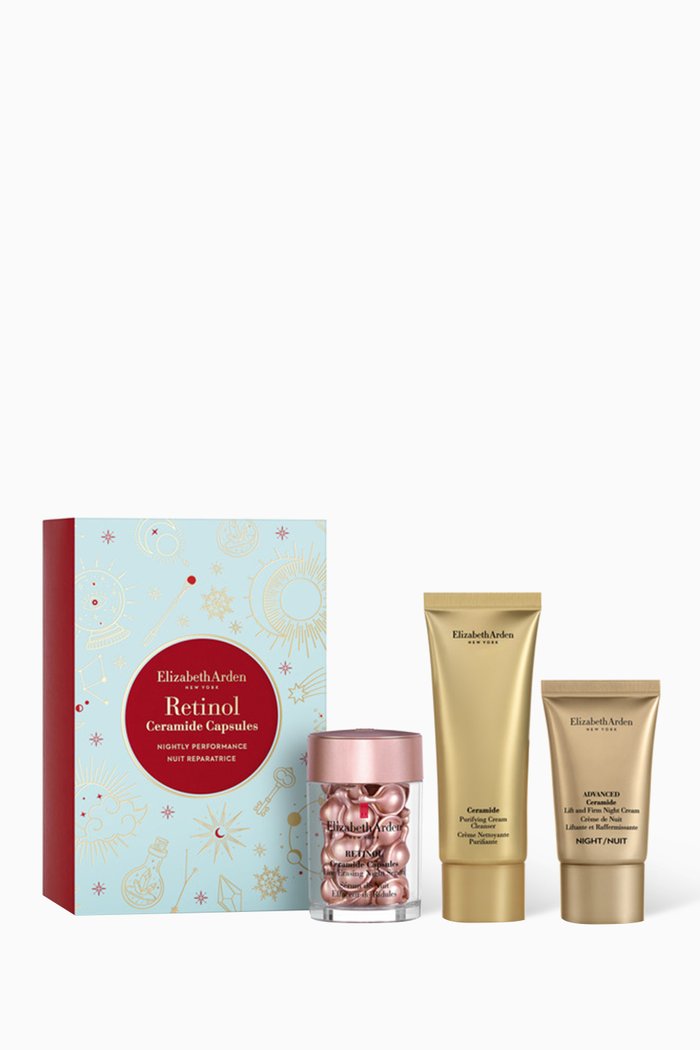 

Nightly Performance Retinol Ceramide 30 Capsules Set, 21% Value Saving, Colourless