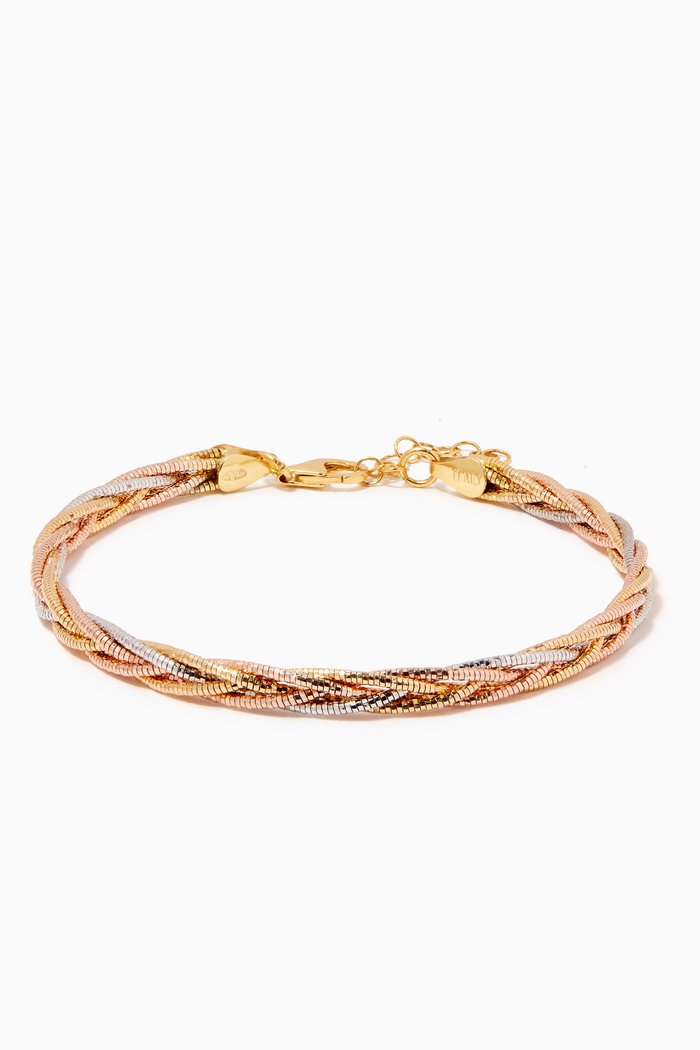 

Elena Chain Bracelet in Sterling Silver, Gold