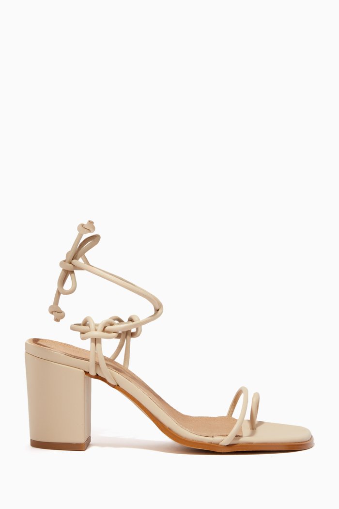 

Grace Sandals in Vegan Leather, Neutral